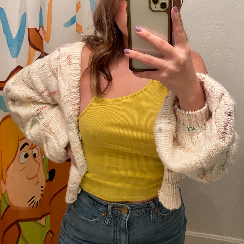Knit cardigan